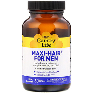 Кантри Лайф, Maxi-Hair for Men, 60 Softgels отзывы