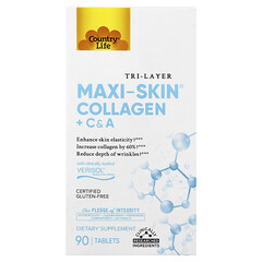 Tri Layer Maxi-Skin®, колаген + C&A, 90 таблеток