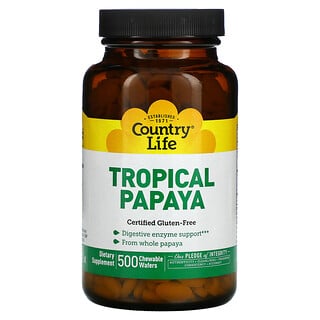Country Life, Papaya tropical, 500 obleas masticables