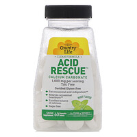 Acid Rescue, Карбонат кальция, Со вкусом мяты, 1 000 мг, 60 жевательных таблеток - изображение