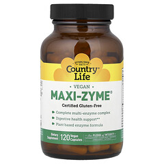 Maxi-Zyme, 120 веганських капсул