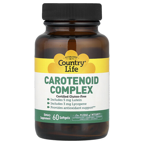 Country Life, Carotinoid-Komplex, 60 Weichkapseln