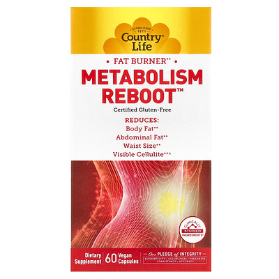 Product Image for Country Life, Metabolism Reboot, 60 Vegan Capsules