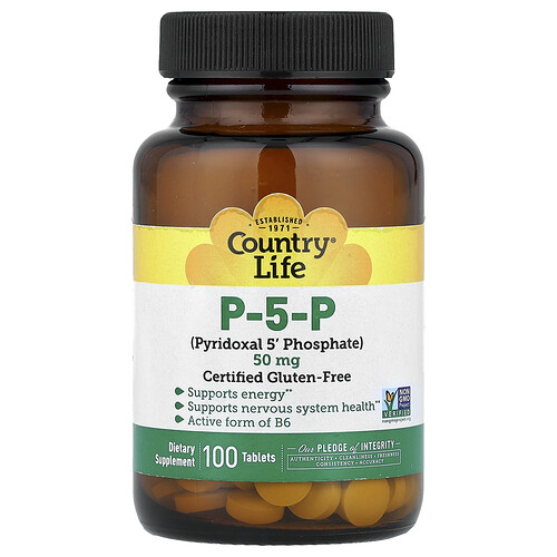Country Life P-5-P, 100 Tablets