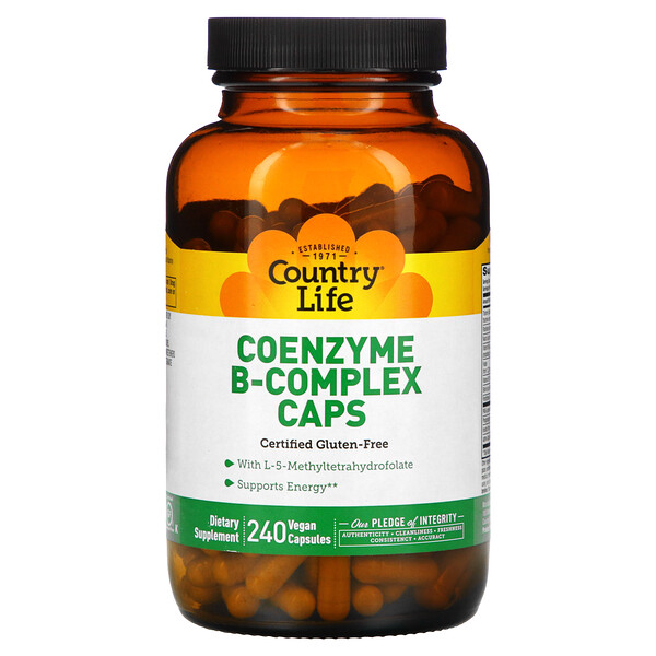 Country Life, Coenzyme Caps, 240 Vegan Capsules