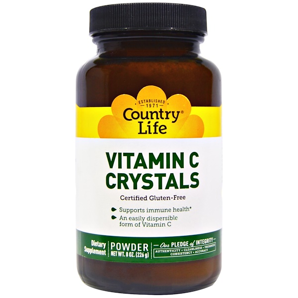 Country Life, Vitamin C Crystals, 8 oz (226 g) iHerb
