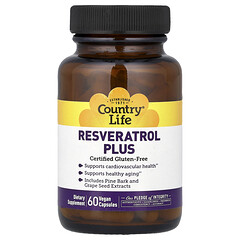 Resveratrol Plus, 60 веганських капсул