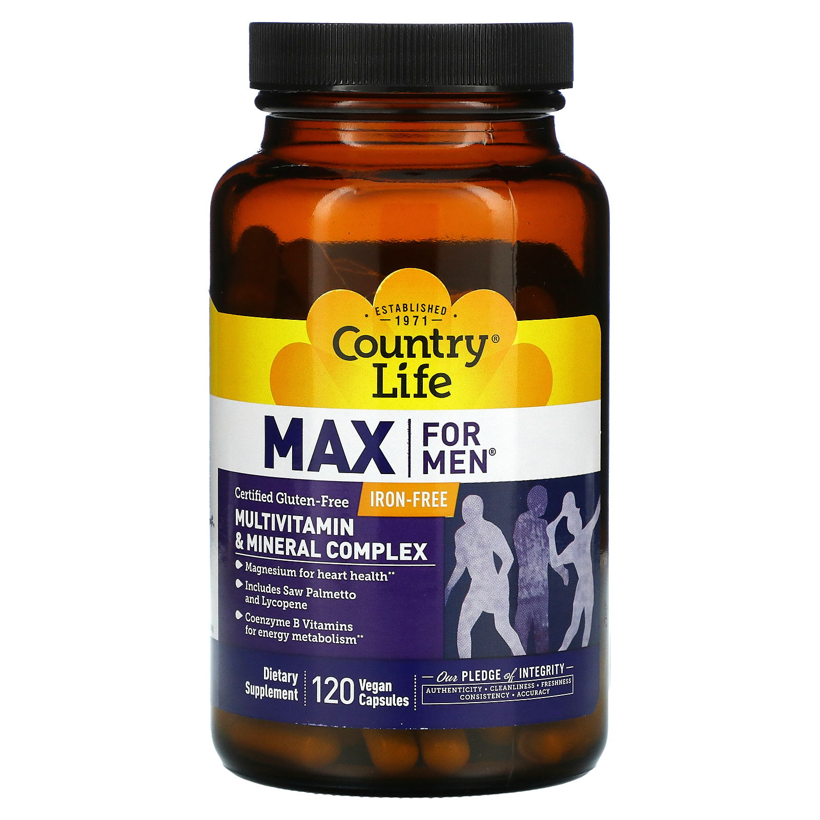 Country Life, Max for Men, Multivitamin & Mineral Complex, IronFree