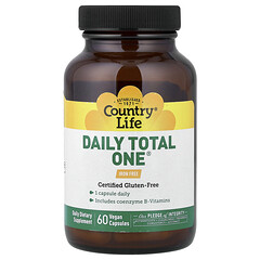 Daily Total One®, без заліза, 60 веганських капсул