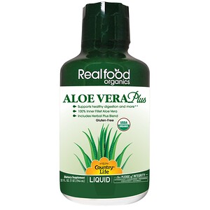 Отзывы о Кантри Лайф, Realfood Organics, Aloe Vera Plus, 32 fl oz (944 ml)