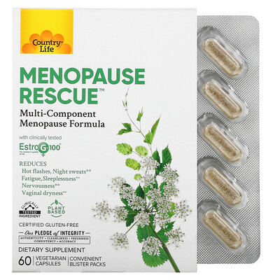 

Country Life Menopause Rescue 60 Vegetarian Capsules