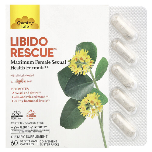 컨츄리 라이프 Country Life, Libido Rescue™, 베지 캡슐 60정