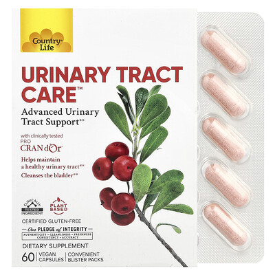 Product Image for Country Life, Urinary Tract Care , 60 Vegan Capsules
