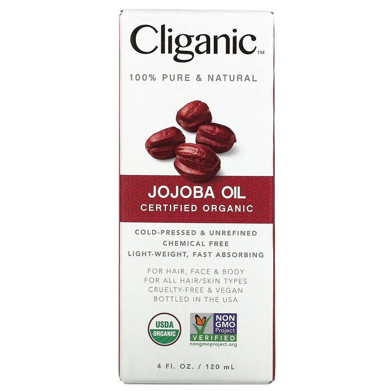 Cliganic 100 Pure And Natural Jojoba Oil 4 Fl Oz 120 Ml Iherb