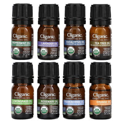 Cliganic эфирные масла, набор для ароматерапии, набор из 8 предметов