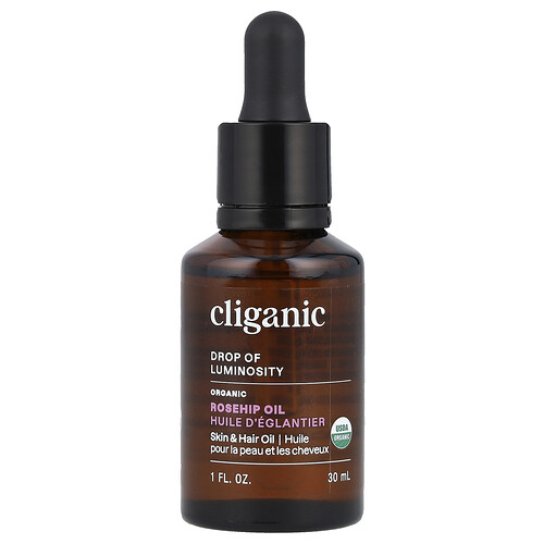 Cliganic, Drop of Luminosity™, Organic Rosehip Oil, 1 fl oz (30 ml)
