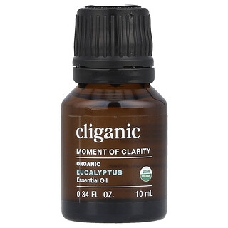 Cliganic, Ulei esențial organic, eucalipt, 0,33 fl oz (10 ml)