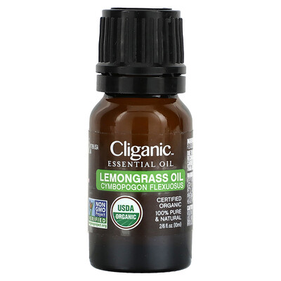 

Cliganic 100% Pure Essential Oil Lemongrass Oil 0.33 fl oz (10 ml)