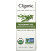 Cliganic‏, 100% Pure Essential Oil, Rosemary Oil, 0.33 fl oz (10 ml)
