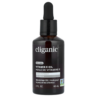 Cliganic, Aceite de vitamina E 100 % pura, 60.000 UI, 60 ml (2 oz. líq.)