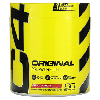 C4 / Cellucor, C4 Original, înainte de antrenament, punch cu fructe, 12,7 oz (360 g)