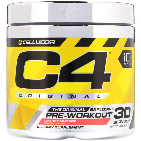 Cellucor‏, C4 פיצוץ מקורי,לפני האימון,שרי לימאדה 195 גרם