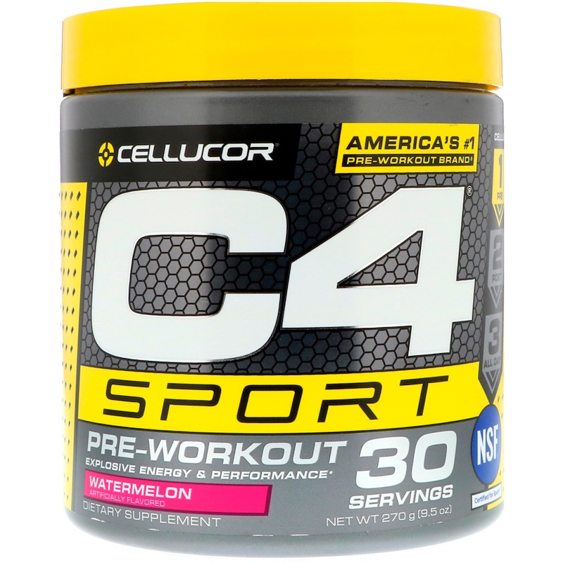 Cellucor, C4 Sport, PreWorkout, Watermelon, 9.5 oz (270 g