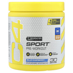 C4 Sport, передтренувальний комплекс, блакитна малина, 213 г (7,5 унції)