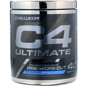Селлюкор, C4 Ultimate, Pre-Workout, Icy Blue Razz, 1.67 lbs (760 g) отзывы покупателей