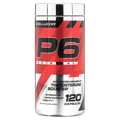 

Cellucor P6 Original, улучшенный усилитель анаболического тестостерона, 120 капсул