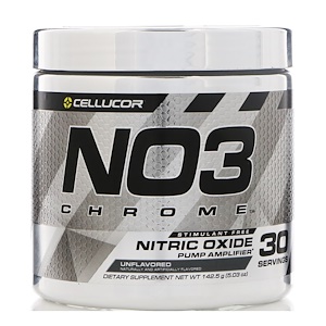 Отзывы о Селлюкор, NO3 Chrome, Nitric Oxide Pump Amplifier, Unflavored, 5.03 oz (142.5 g)