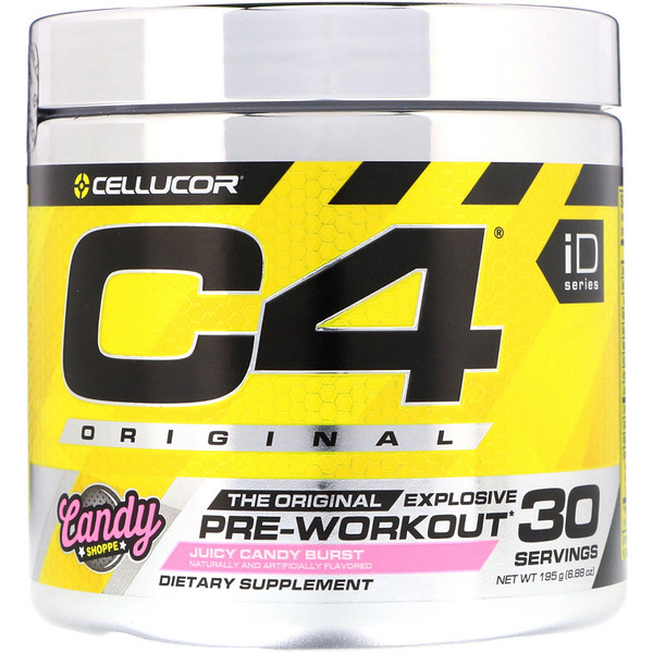 Cellucor, C4 Original Explosive, PreWorkout, Juicy Candy Burst, 6.88