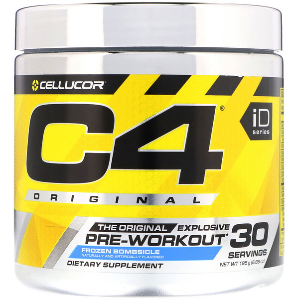 Cellucor, C4 Original Explosive, Pre-Workout, Frozen Bombsicle, 6.88 oz ...