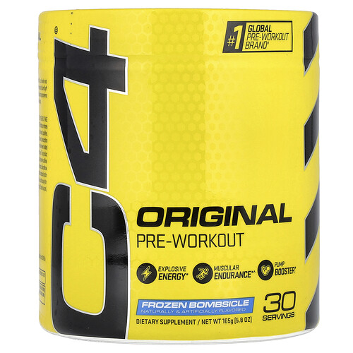 C4 / Cellucor C4® Original, Pre-Workout, Frozen Bombsicle, 5.8 oz (165 g)
