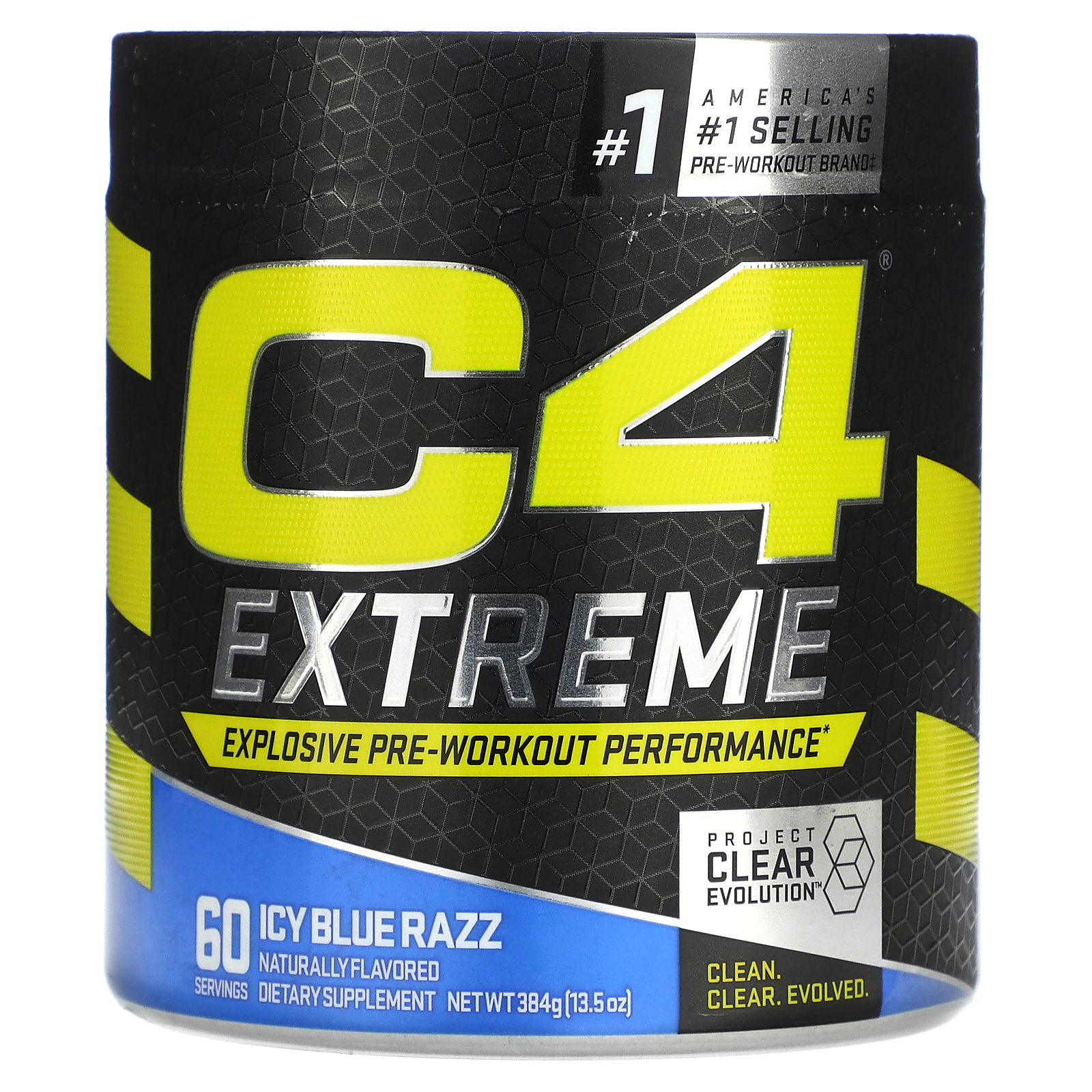Cellucor, C4 Extreme, Explosive PreWorkout Performance, Icy Blue Razz