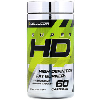Cellucor, Super HD，高解析脂肪燃燒劑，60 粒膠囊