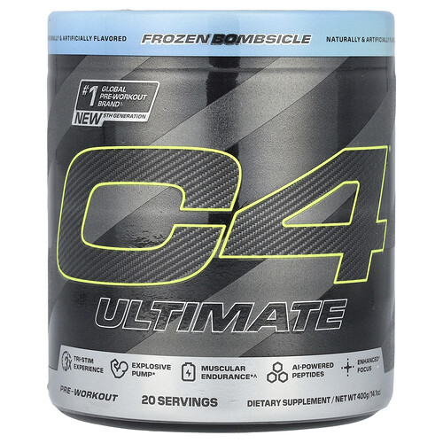 C4 / Cellucor, C4® Ultimate, Pre-Workout, Frozen Bombsicle, 14.1 oz (400 g)