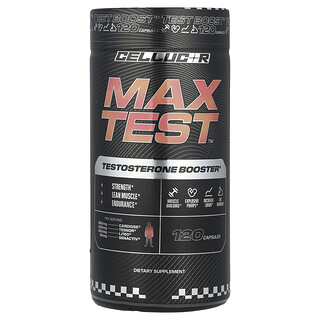 C4 / Cellucor, Max Test™, 테스토스테론 부스터, 캡슐 120정
