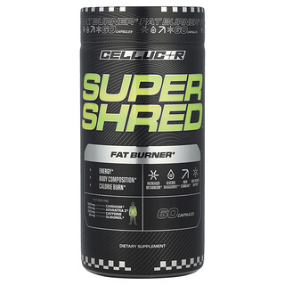 C4 / Cellucor, SuperShred, Quemagrasas, 60 cápsulas