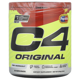 سي 4/ سيلوكور‏, C4® أصلي ، لما قبل التمارين الرياضية ، Cherry Popsicle® ، 8.8 أونصة (249 جم)