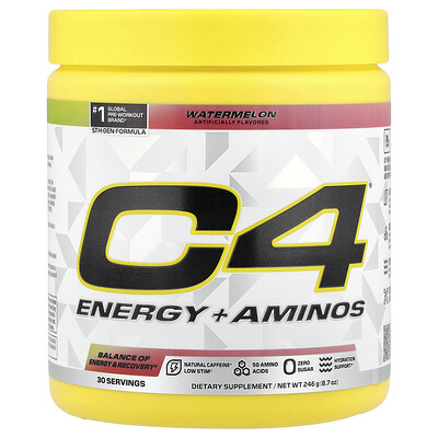 Product Image for C4 / Cellucor, C4 Energy + Aminos, Watermelon, 8.7 oz (246 g)
