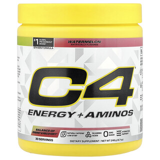 C4 / Cellucor, C4® Energy + Aminos, Melancia, 246 g (8,7 oz)