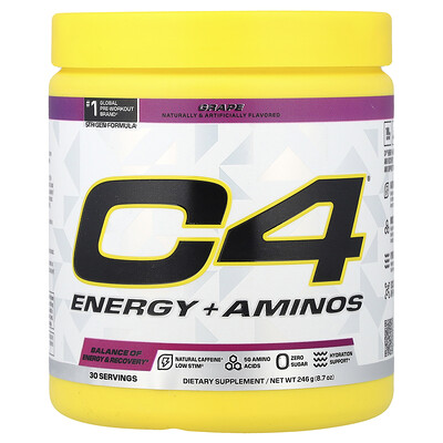 Product Image for C4 / Cellucor, C4 Energy + Aminos, Grape, 8.7 oz (246 g)