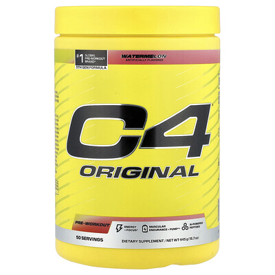 C4 / Cellucor, C4® Original, Preentrenamiento, Sandía, 445 g (15,7 oz)