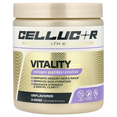 Vitality, пептиди колагену та креатин, без ароматизаторів, 210 г