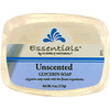 Clearly Natural, Essentials, Glycerin Soap, Unscented, 4 oz (113 g)