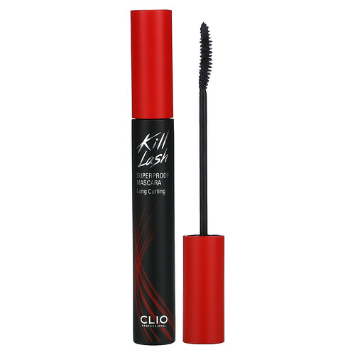 Clio Clio, Kill Lash, Superproof Mascara, 01 Long Curling, 0.24 oz (7 g)