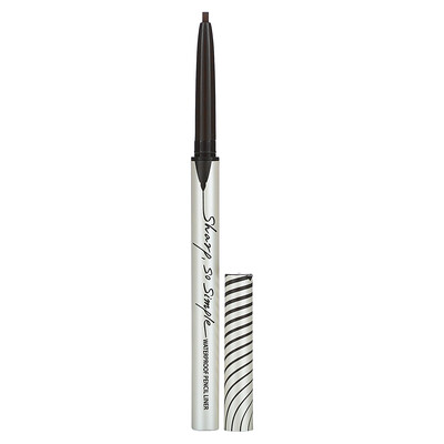 Clio Sharp, So Simple, Waterproof Pencil Liner, 02 Brown, 0.004 oz (0.14 g)