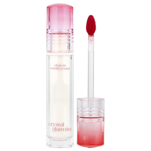 Clio Crystal Glam Tint, 12 Fiery Rose, 0.11 oz (3.4 g)
