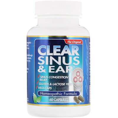 

Clear Sinus & Ear, 60 капсулкапсула